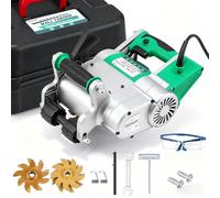 Electric Wall Groove Cutting Machine with Adjustable Design and Efficient Anti Self-Locking Switch for Brick and Foam Block Slotting