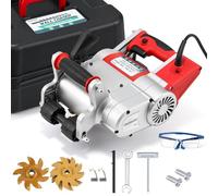 Electric Wall Groove Cutting Machine with Adjustable Design and Efficient Anti Self-Locking Switch for Brick and Foam Block Slotting