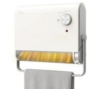 Electric Wall Heater for Bathroom, 2000W Helps Dry Clothes Space Silent Room Radiator Heater, Energy Efficient Portable Ceramic Fan, Thermostat 3 Modes, Overheat & Tip Over Protection for RV Bathroom