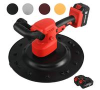 Electric Wall Plastering Machine, 900W Power, 6-Speed Adjustable, 120° Rotating Handle, Dual Cooling Vents, for Smooth Concrete and Mortar Finishing