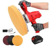 Electric Wall Plastering Machine, High-Torque Trowel with 6 Precision Speeds, Dual-Battery System for Extended Runtime, Ideal for Professional Masons