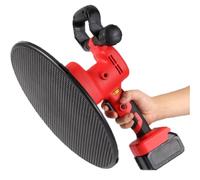 Electric Wall Smoothing Machine, 1680W Handheld Polisher with Adjustable Handle, Self-Adhesive Disc, 6 Speeds for Wall Smoothing and Polishing Projects