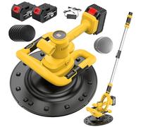 Electric Wall Smoothing Machine, 1680W High-Efficiency Cement Wall Plastering Machine with Extension Handle, LCD Display, 9 Speeds Adjustable, Wall Plaster Smoothing Tools