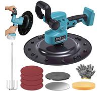 Electric Wall Smoothing Machine - Cordless Wall Mortar Finishing Machine with 6 Speed Setting with Switch, Electric Finishing Trowel for Smoothing, Polishing & Renovation