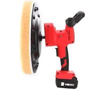 Electric Wall Smoothing Machine, Handheld Trowel Polishing Tool, Speed for Wall Smoothing and Polishing, Dual Battery Version, Efficient Wall Finishing Solution