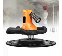 Electric Wall Smoothing Polishing Machine with Stir Bar, LED Light, Variable Speed 280-2800RPM, Adjustable Sub-Handle, for Concrete House Construction