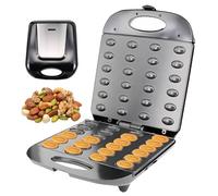 Electric Walnut Cookie Maker, 1400W Non Stick Nut Cake Machine with Indicator Light, Double-Sided Heating, Homemade Dried Fruit Maker for Home Kitchen