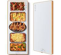 Electric Warming Tray (Extra Long 40" x 12"), Food Warmer with Thermostat and Full Surface Warming, Food Warming Mat with 2 Modes