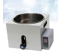 Electric Water Bath, Stainless Steel Lab Heating Device with Digital Display, Constant Temperature Control for Oil and Water, 9L Capacity, LED Indicator