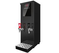 Electric Water Boiler, Commercial Cold Hot Water Boiler Double Tap, 55L 65L Water Heaters for Hot Drinks Tea Making, Temperature Display + Timer Switch, 40-100° Temperature Adjustment