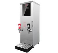 Electric Water Boiler, Commercial Cold Hot Water Boiler Double Tap, 55L 65L Water Heaters for Hot Drinks Tea Making, Temperature Display + Timer Switch, 40-100° Temperature Adjustment