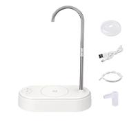 Electric Water Dispenser, Desktop Bottle Pump, 360° Rotating Smart Tap, 6 Dispense Modes Rechargeable Quiet Motor for Home Travel Camping, 7.09x3.39x10.55 Inches