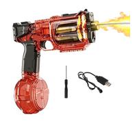 Electric Water Firearm Toys, Pool Safe Design, 25x22x11cm, Automatic Squirt Spray, Water Theme Party Toys, Clear Body, For Kids Adults Backyard Pool Beach Garden Park Party Lawn