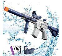 Electric Water Gun Age 6+, Water Guns for Adults Kids, Up to 25 FT Long Range, Water Gun That Can Hold Water Bottles, Toys for Pool, Beach, Outdoor Activities