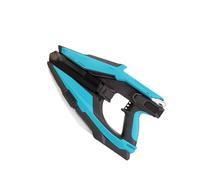 Electric Water Gun Automatic Continuous Fire | Water Pistols for Kids with Cool Lights | Transparent Water Tank 29.8cm | Summer Outdoor Pool Beach Toy | Safe Plastic Material (Blue)