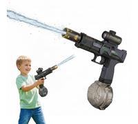 Electric Water Gun - Automatic Motorized Water Gun Pistols with Long Range, USB Rechargeable, Multifunctional Lighting Effects, 320ml Large Tank, Outdoor Beach Pool Party Fun, Adults & Family