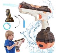 Electric Water Gun, Automatic Water Gun for Kids and Adults, 500ML High Capacity/Unlimited Water Supply with Hose, for Summer Outdoor Beach, Swimming Pool