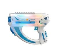 Electric Water Gun - Automatic Water Gun for Kids with Large Capacity, LED Light, 10m Range, Rechargeable Battery - Water Pistol for Boy Girl, Outdoor Summer Toy for Pool, Beach, Backyard (BLUE)