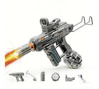 Electric Water Gun,Automatic Water Gun Pistols,Rechargeable Electric Water Pistol With Multifunctional Light Effects,Long Range Motorized Water Guns for Swimming Pool Beach Party