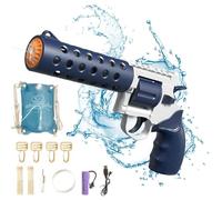 Electric Water Gun, Automatic Water Gun Toys, Long Range Water Sprayer Squirt Guns For Kid Adult, Electric Water Pistol for Kids and Adults,Suitable For Summer Pool Parties And Beach Use (A-blue)