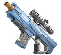 Electric Water Gun, Automatic Water Gun with Water Absorption, 550CC High Capacity High Pressure Electric Water Pistol, Range up to 26-32 FT, Summer Toys for Outdoor Beach Pool