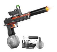 Electric Water Gun Automatic Water Pistol for Kids Boys Adults Powerful Water Gun 33ft Long Range 2 Battery, Electric Water Blaster Outdoor Beach Pool Watergun Squirter Water Toys for Kids