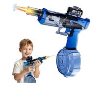Electric Water Gun, Automatic Water Pistols 500CC Long Range Motorized Water Gun with Multifunctional Lighting Effects Light Automatic for Kids Adults (Blue)
