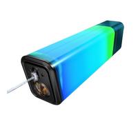 Electric Water Gun for Adults Kids, 1250ml High Capacity Automatic Water Blaster with 8-10M Range, Vibrant LED Lighting, Powerful Summer Pool and Beach Toy, Outdoor Water Fight Party (Blue)