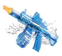 Electric Water Gun for Adults & Kids - 2026 Upgraded Automatic Water Pistol with LED Lights, 320ml Large Capacity, Leak-Proof Magazine - Perfect for Summer Garden, Pool, Beach & Party Battles