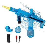 Electric Water Gun for Adults Kids, Automatic Water Gun With LED Lights, Ultra-Long Range, Ultra-Long Standby, Summer Water Pistol Toys for Pool Party Beach Outdoor (blue)