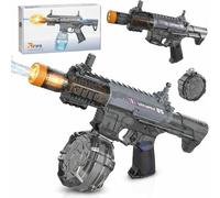 Electric Water Gun for Kids, Automatic Water Blaster Toy, 32ft Long Range with Large Water Tank & LED Muzzle Light, Summer Outdoor Shooting Game for Boys and Girls Ages 8-12
