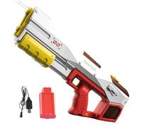 Electric Water Gun, Powerful Electric Water Gun Fast Auto Suction, Water Pistol Up to 26FT Range, Waterproof Squirt Guns for Adults/Kids Outdoor Beach Pool Toy (Red)