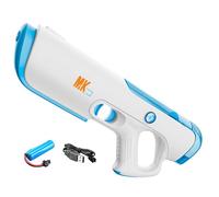 Electric Water Gun,Pulse Electric Water Pistol for Adults Kids, Strong Power,2 in 1 Continuous Water Guns,Up to 25 FT Long Range, Summer Water Gun Toys for Summer Pool Beach Outdoor (Blue)