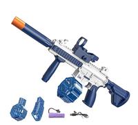 Electric Water Gun, Water Guns for Adults Kids, Double Magazine 370CC+120CC Large Capacity Water Gun, Up to 25 FT Long Range, Pool, Beach, Outdoor Activities
