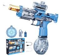 Electric Water Gun,Water Pistols,2026 Extra Large Version,500ml Water Tank,LED Flash Effect & Simulated Recoil,26ft Range,Summer Gift for Adults, Teens & Kids(Blue)