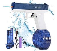 Electric Water Guns for Kids Ages 8-12[32FT]Automatic Squirt Guns for Boys [400+ Shotting] Water Soaker Gun Toy, Water Squirter for Kids & Adults Summer Pool Beach Party Water Blasters for Kids-Blue