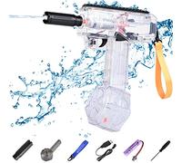 Electric Water Guns, Water Soaker Gun Toy for for Kids Ages 8-12, Automatic Squirt Guns Up to 32 FT Range, Summer Pool Beach Party Water Squirter for Kids & Adults (White)
