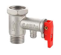 Electric Water Heater 0.8Mpa Safety Valve Brass Pressure Relief Electric Water Heater Kitchen Safety Valve