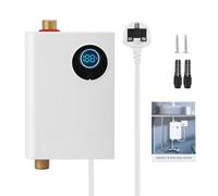 Electric Water Heater, 3000W Mini Instant Water Heater LCD Instantaneous Water Tap 220V Tankless Instant Heater for Kitchen Bathroom Sink Counter Under/Above Home Indoor