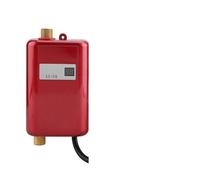 Electric Water Heater 3000W Mini Tankless Instant Hot Water Heater System for Bathroom Kitchen Household Compact and Durable(Rosso)
