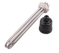 Electric Water Heater DN32 Thread 42mm Immersion Heating Element SUS304 220V Tubular Booster 3-12KW 1Pcs(Gold,220V_6KW)
