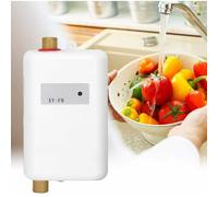 Electric Water Heater Instant Tankless Under Sink Tap 3000W For Kitchen Bathroom Salon