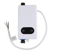 Electric Water Heater, Tankless Mini Design 3400W 220V, ABS Hot Water Heater Water Heating Machine with Memory Function for Sinks Wash Basins