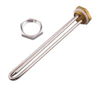 Electric Water Heater With Probe Immersion Heating Element U Type Tube Screw Plugs 220v 1000W 1500W 2000w 1Pcs(With locknut,220V_1KW)