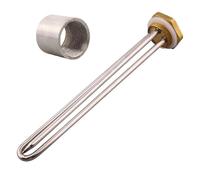 Electric Water Heater With Probe Immersion Heating Element U Type Tube Screw Plugs 220v 1000W 1500W 2000w 1Pcs(With accessoris,220V_1KW)