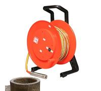 Electric Water Level Gauge with Stainless Steel Probe for Deep Well and Groundwater Measurement, Clear Reading Steel Tape