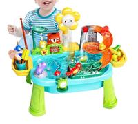 Electric Water Play - Table Summer Kitchen Playset | Interactive Learning Water Activity Toy Outdoor Sensory Splash Table for Kids, Garden, Backyard, Beach, Park or Kindergarten