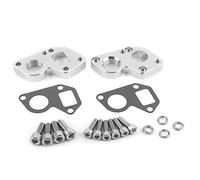 Electric Water Pump Adapter Plates Kit, to LS Engine Conversion Mounting Plate, Aluminum Alloy 5/8in Thick with - 12 ORB Ports, for All Years LS Engines