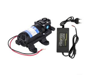Electric Water Pump with 12V 110V 220V Input for High Pressure 0.48MPa Output and 3.5L Min Flow Rate for Farm and Vehicle Use (12V-110V-220V)