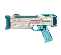 Electric Water Soaker Toy, Long Range Outdoor Water with Light Sound Effects, Interactive Educational Summer Toy, for Boys Girls Beach Party Birthday Vacation School Games
